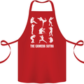 Camera Sutra Funny Photography Photographer Cotton Apron 100% Organic Red