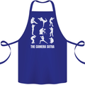 Camera Sutra Funny Photography Photographer Cotton Apron 100% Organic Royal Blue