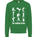 Camera Sutra Funny Photography Photographer Kids Sweatshirt Jumper Irish Green