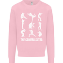 Camera Sutra Funny Photography Photographer Kids Sweatshirt Jumper Light Pink
