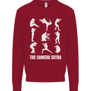 Camera Sutra Funny Photography Photographer Kids Sweatshirt Jumper Red