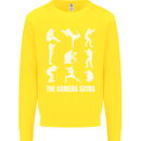 Camera Sutra Funny Photography Photographer Kids Sweatshirt Jumper Yellow