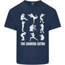 Camera Sutra Funny Photography Photographer Kids T-Shirt Childrens Navy Blue