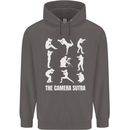 Camera Sutra Funny Photography Photographer Mens 80% Cotton Hoodie Charcoal
