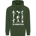 Camera Sutra Funny Photography Photographer Mens 80% Cotton Hoodie Forest Green