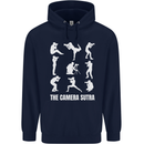 Camera Sutra Funny Photography Photographer Mens 80% Cotton Hoodie Navy Blue