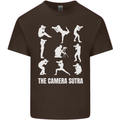 Camera Sutra Funny Photography Photographer Mens Cotton T-Shirt Tee Top Dark Chocolate