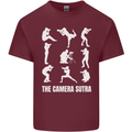 Camera Sutra Funny Photography Photographer Mens Cotton T-Shirt Tee Top Maroon
