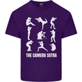 Camera Sutra Funny Photography Photographer Mens Cotton T-Shirt Tee Top Purple