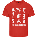 Camera Sutra Funny Photography Photographer Mens Cotton T-Shirt Tee Top Red