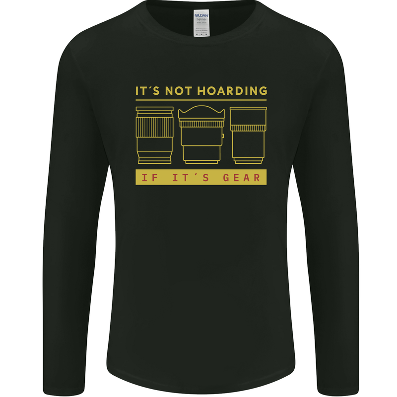 Camera Sutra Funny Photography Photographer Mens Long Sleeve T-Shirt Black