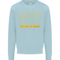Camera Sutra Funny Photography Photographer Mens Sweatshirt Jumper Light Blue