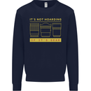 Camera Sutra Funny Photography Photographer Mens Sweatshirt Jumper Navy Blue