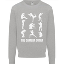 Camera Sutra Funny Photography Photographer Mens Sweatshirt Jumper Sports Grey