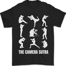 Camera Sutra Funny Photography Photographer Mens T-Shirt 100% Cotton Black