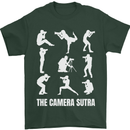 Camera Sutra Funny Photography Photographer Mens T-Shirt 100% Cotton Forest Green