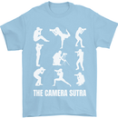Camera Sutra Funny Photography Photographer Mens T-Shirt 100% Cotton Light Blue