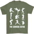Camera Sutra Funny Photography Photographer Mens T-Shirt 100% Cotton Military Green