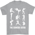 Camera Sutra Funny Photography Photographer Mens T-Shirt 100% Cotton Sports Grey