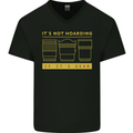 Camera Sutra Funny Photography Photographer Mens V-Neck Cotton T-Shirt Black