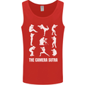 Camera Sutra Funny Photography Photographer Mens Vest Tank Top Red