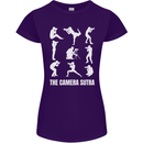 Camera Sutra Funny Photography Photographer Womens Petite Cut T-Shirt Purple