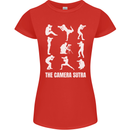 Camera Sutra Funny Photography Photographer Womens Petite Cut T-Shirt Red