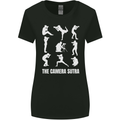 Camera Sutra Funny Photography Photographer Womens Wider Cut T-Shirt Black