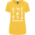 Camera Sutra Funny Photography Photographer Womens Wider Cut T-Shirt Yellow