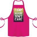 Camp Hair Dont Care Funny Camping Caravan Cotton Apron 100% Organic Pink