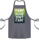 Camp Hair Dont Care Funny Camping Caravan Cotton Apron 100% Organic Steel