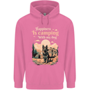 Camping With My Dog German Shepherd Alsatian Mens 80% Cotton Hoodie Azelea