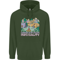 Camping is My Escape From Reality Caravan Childrens Kids Hoodie Forest Green