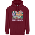 Camping is My Escape From Reality Caravan Childrens Kids Hoodie Maroon