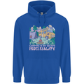 Camping is My Escape From Reality Caravan Childrens Kids Hoodie Royal Blue