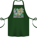 Camping is My Escape From Reality Caravan Cotton Apron 100% Organic Forest Green