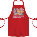 Camping is My Escape From Reality Caravan Cotton Apron 100% Organic Red