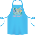 Camping is My Escape From Reality Caravan Cotton Apron 100% Organic Turquoise