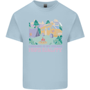 Camping is My Escape From Reality Caravan Kids T-Shirt Childrens Light Blue