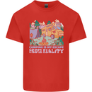 Camping is My Escape From Reality Caravan Kids T-Shirt Childrens Red