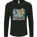 Camping is My Escape From Reality Caravan Mens Long Sleeve T-Shirt Black