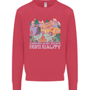 Camping is My Escape From Reality Caravan Mens Sweatshirt Jumper Heliconia