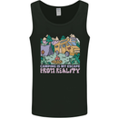 Camping is My Escape From Reality Caravan Mens Vest Tank Top Black