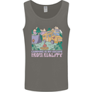 Camping is My Escape From Reality Caravan Mens Vest Tank Top Charcoal