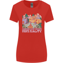 Camping is My Escape From Reality Caravan Womens Wider Cut T-Shirt Red
