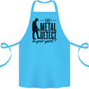 Can I Metal Detect Funny Detector Detecting Cotton Apron 100% Organic Turquoise