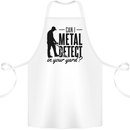 Can I Metal Detect Funny Detector Detecting Cotton Apron 100% Organic White