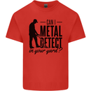 Can I Metal Detect Funny Detector Detecting Kids T-Shirt Childrens Red