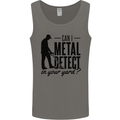 Can I Metal Detect Funny Detector Detecting Mens Vest Tank Top Charcoal
