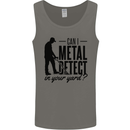 Can I Metal Detect Funny Detector Detecting Mens Vest Tank Top Charcoal
